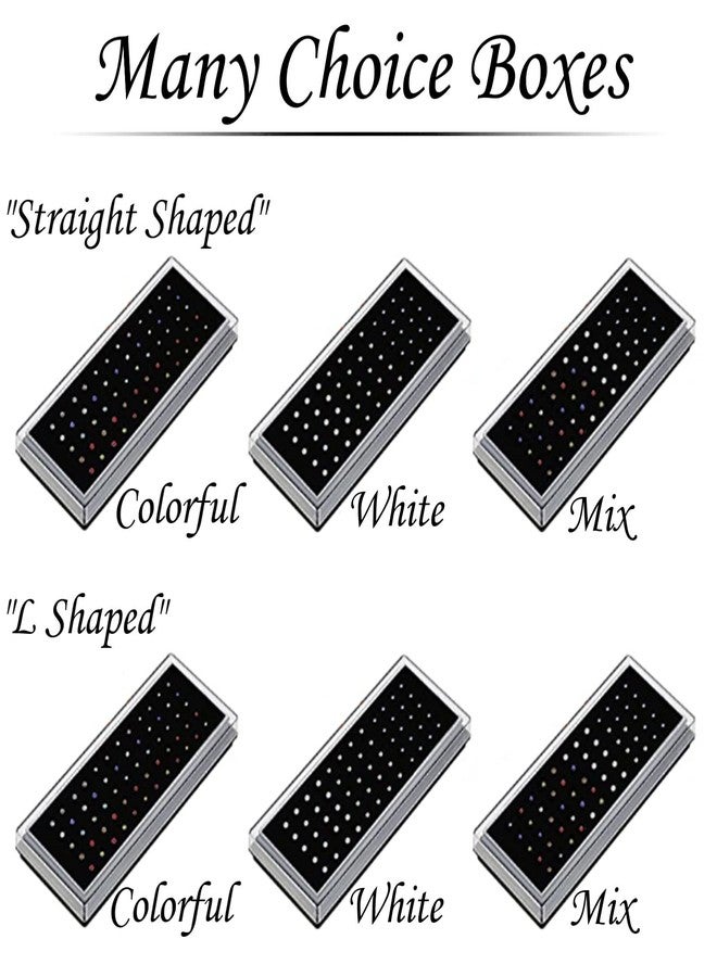 ijuerybai حلقات أنف لطيفة للنساء، حلقات أنف من الفولاذ الجراحي المقاوم للصدأ للنساء والرجال، مقاس 20 غرام، حلقات أنف صغيرة، حلقات أنف عظمية، مجوهرات جسم مضادة للحساسية، ثقوب أنف حقيقية، بكميات كبيرة، فريدة وصغيرة - مستقيمة/مختلطة - Image 5